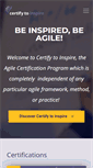 Mobile Screenshot of certifytoinspire.com